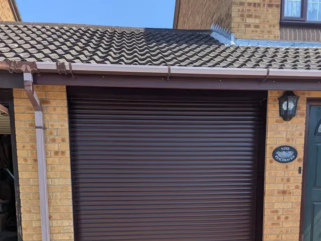 55mm insulated roller garage door installed in Epping