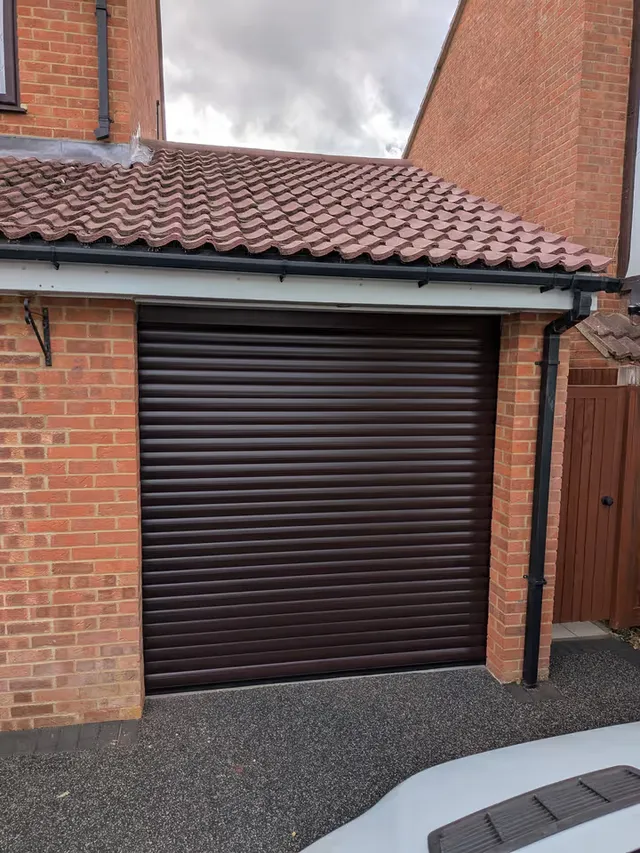 77mm heavy-duty roller garage door installed in Brentwood