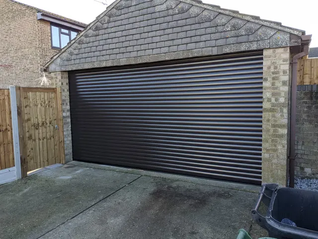 77mm heavy-duty roller garage door installed in Wickford