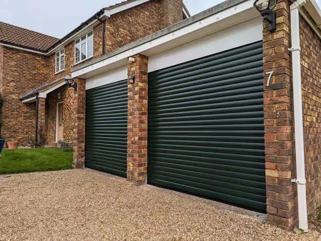 77mm heavy-duty roller garage door installed in Braintree
